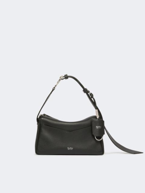 Max Mara Low-sheen leather micro handbag - BLACK