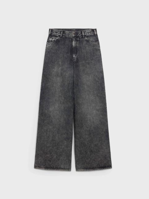 CELINE ELEPHANT JEANS IN CHARCOAL DENIM