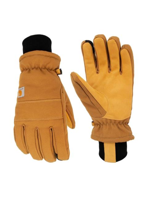 Carhartt Insulated Duck/Synthetic Leather Knit Cuff Glove