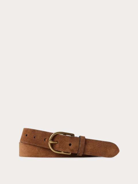 Polo Ralph Lauren Calf-Suede Dress Belt