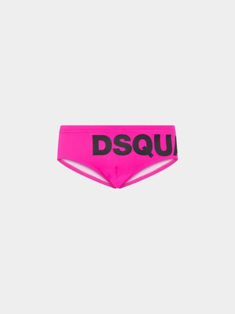 DSQUARED2 MAXI LOGO SWIM BRIEF