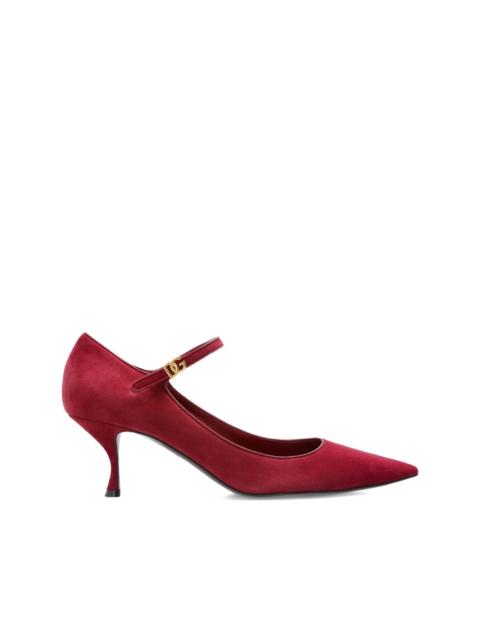 Dolce & Gabbana 60mm pointed-toe ankle-strap pumps