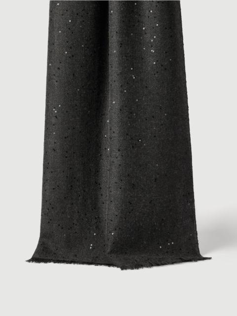 Brunello Cucinelli Cashmere and silk Diamond yarn scarf