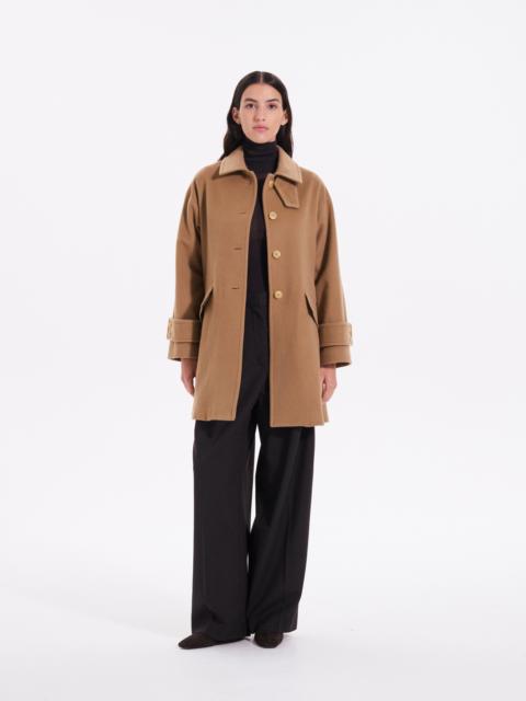 Mackintosh Humbie Slim Cashmere Wool Blend Coat