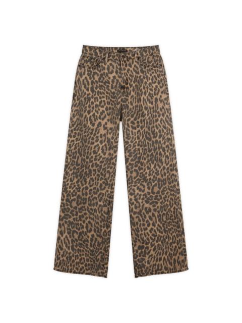 GOOD AMERICAN Good American Good Standard Ease Leopard Jeans