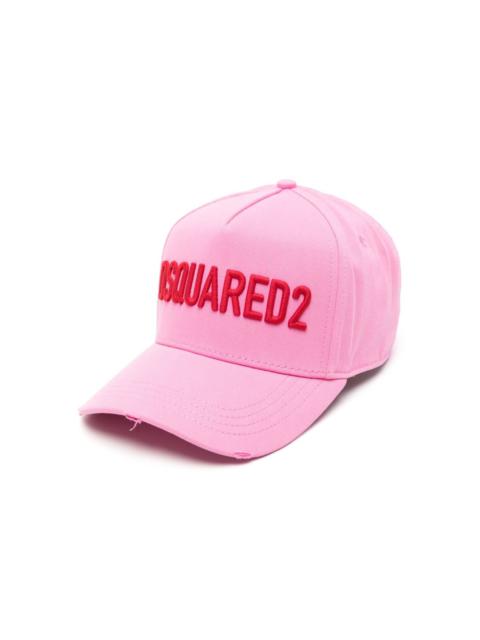 DSQUARED2 logo-embossed cotton cap