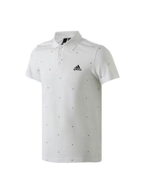 adidas Sports Stylish Short Sleeve Polo Shirt White DY3426