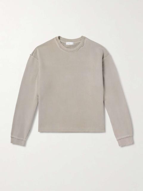 John Elliott Skeptic Distressed Cotton-Jersey Sweatshirt