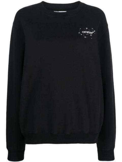 Bling Stars Arrow cotton sweatshirt