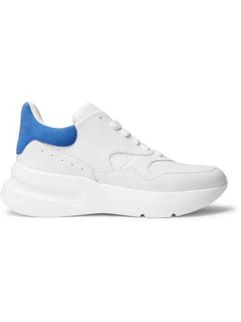 Alexander McQueen Oversized Runner White Blue