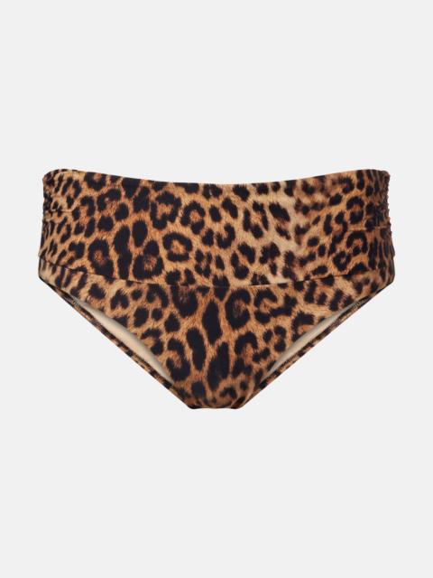 MELISSA ODABASH Bel Air leopard-print bikini bottoms