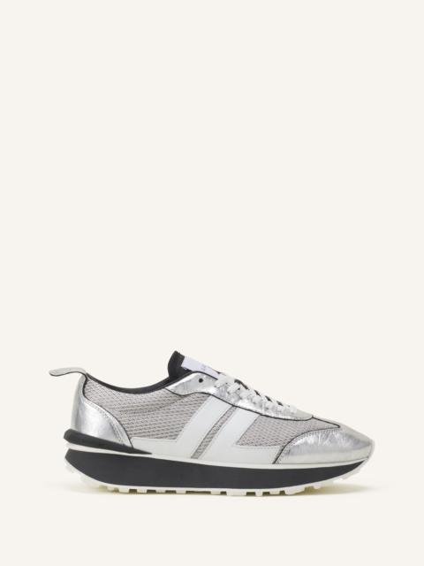 BUMPR SNEAKERS IN CRINKLED METALLIC LEATHER