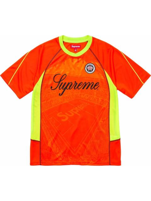 Supreme Supreme Jacquard Soccer Jersey 'Orange Yellow' SUP-SS24-293