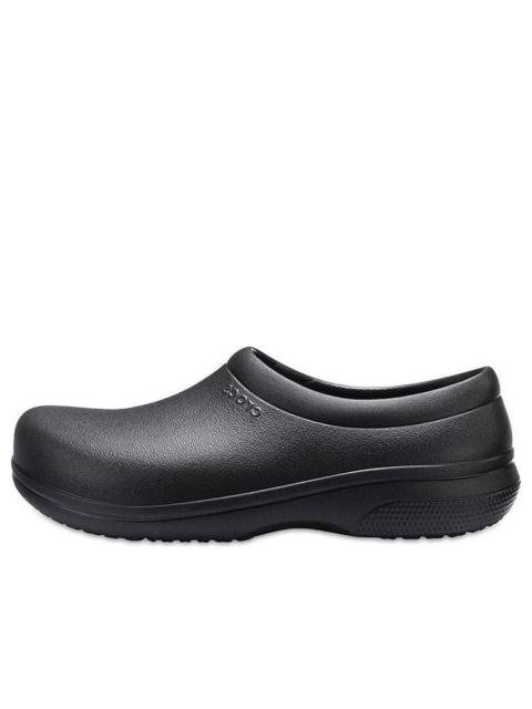 crocs Crocs On The Clock Work Slip On 'Black' 205073-001