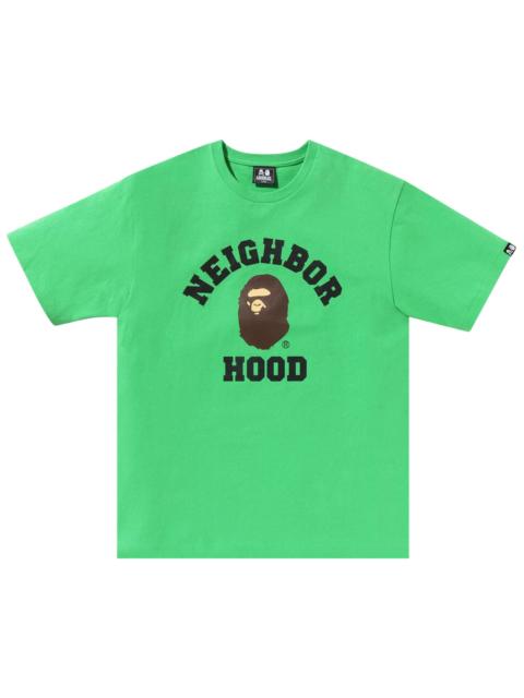 A BATHING APE® BAPE x Neighborhood Tee 'Green'