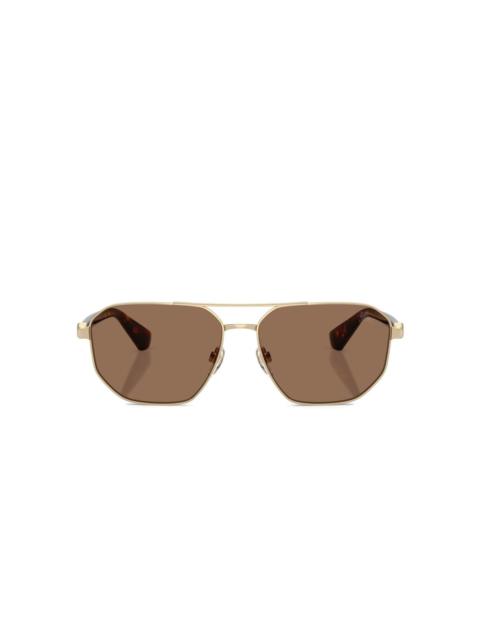 Burberry geometric-frame sunglasses