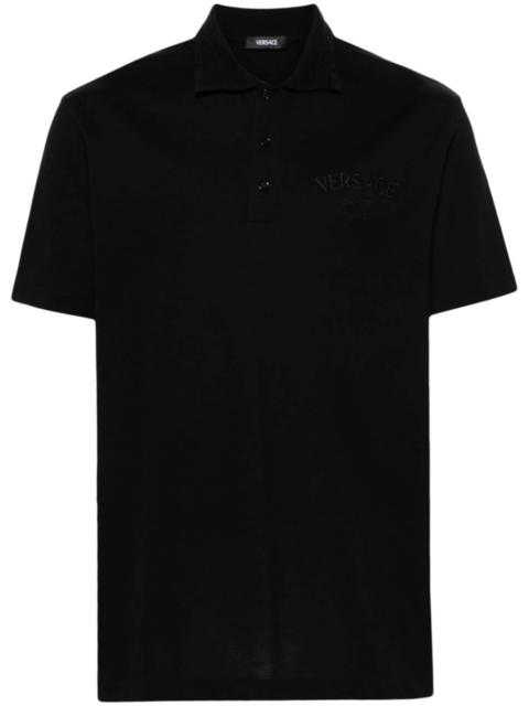 VERSACE Milano Stamp polo shirt
