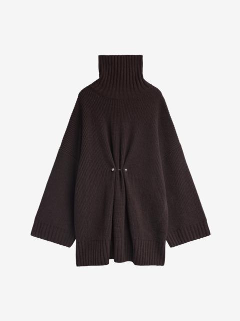 The Frankie Shop Alira Knit Brooch Dress - Brown