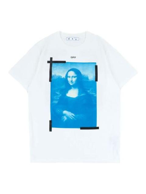 Off-White Off-White SS21 Pattern Printing Short Sleeve White OMAA027R21JER0020110