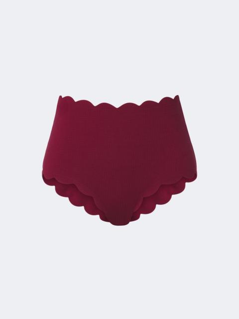 MARYSIA Santa Monica scalloped bikini bottoms