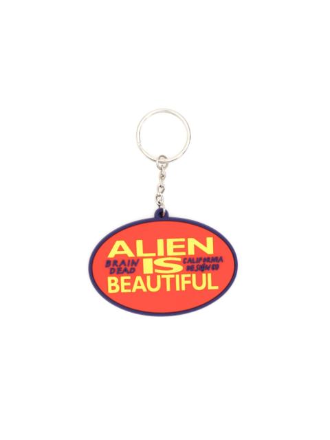 BRAIN DEAD Beautiful Alien PVC Keychain - Red