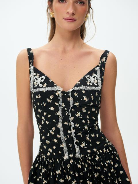 For Love & Lemons Western Wildflower Mini Dress