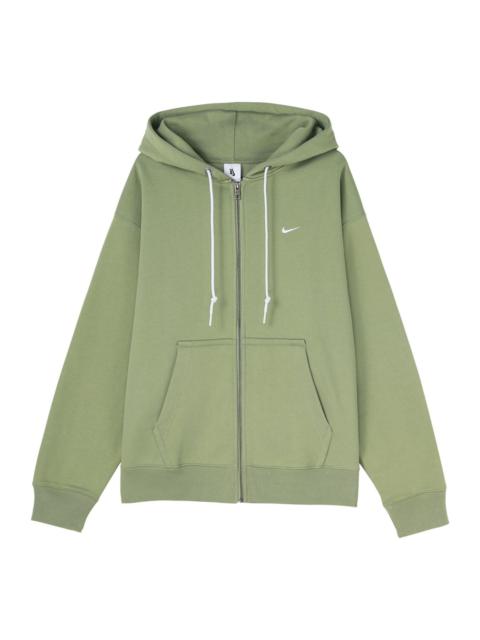 Nike Nike Solo Swoosh Full-Zip Hoodie 'Oil Green' DR0404-386