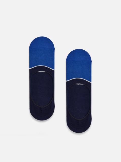 HOGAN Color Block Footlets Blue