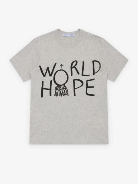 Comme des Garçons SHIRT World Hope Regular Tee