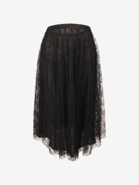 Valentino lace skirt