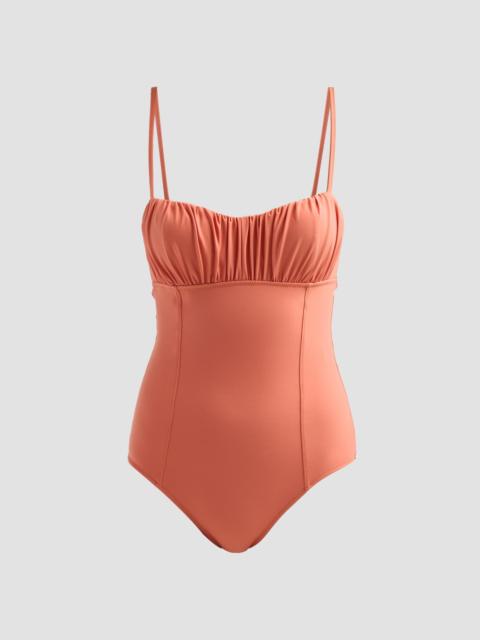 ULLA JOHNSON Women's Dalila One-Piece Swimsuit - Coral