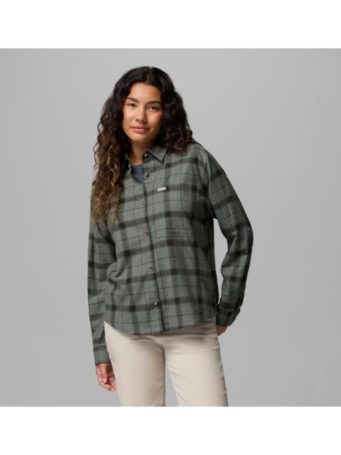 Columbia Women's Blue Point Creek Woven Long Sleeve Shirt