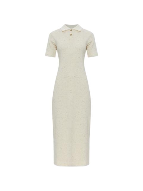 SAMSØE SAMSØE button ribbed dress