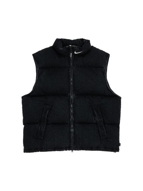 Supreme Supreme x Nike Denim Puffer Vest 'Black'