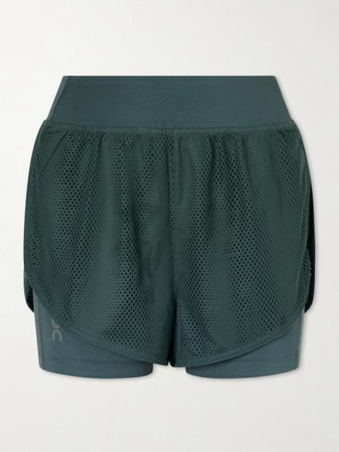 On Performance Training Stretch-mesh Shorts