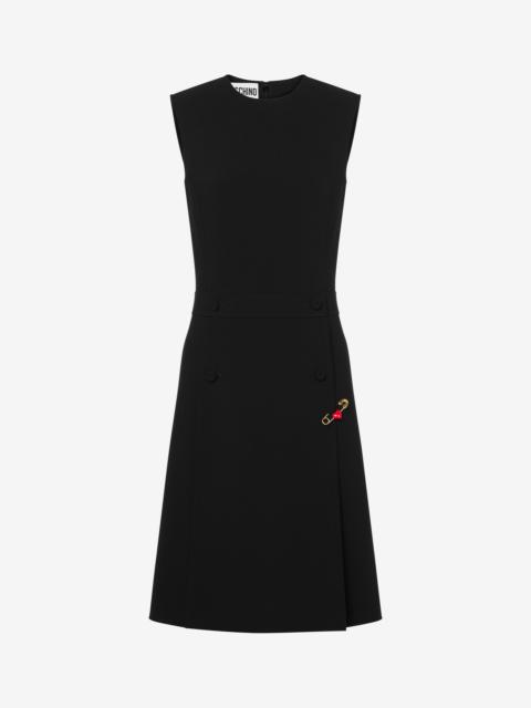 Moschino HEART SAFETY PIN DRESS