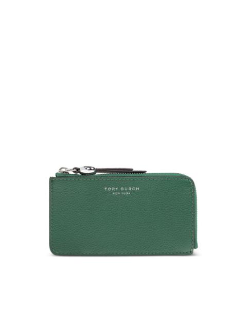 TORY BURCH zip leather wallet