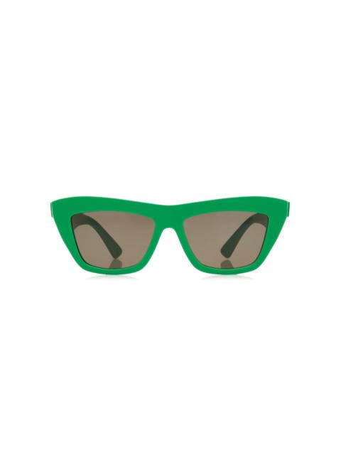 Cat-Eye Acetate Sunglasses green