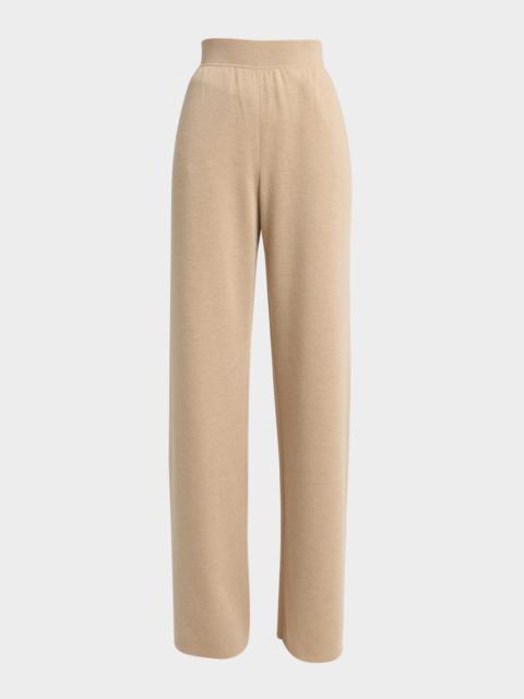 Loro Piana Cocooning Delicate Cashmere-Silk Trousers