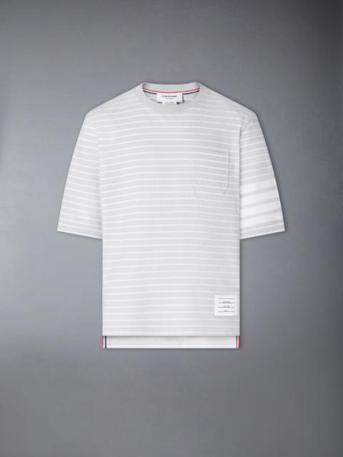 Thom Browne JERSEY 4-BAR KNIT POCKET TEE