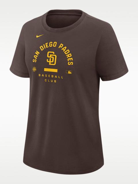Nike San Diego Padres Authentic Collection Early Work Women's Nike Dri-FIT MLB T-Shirt