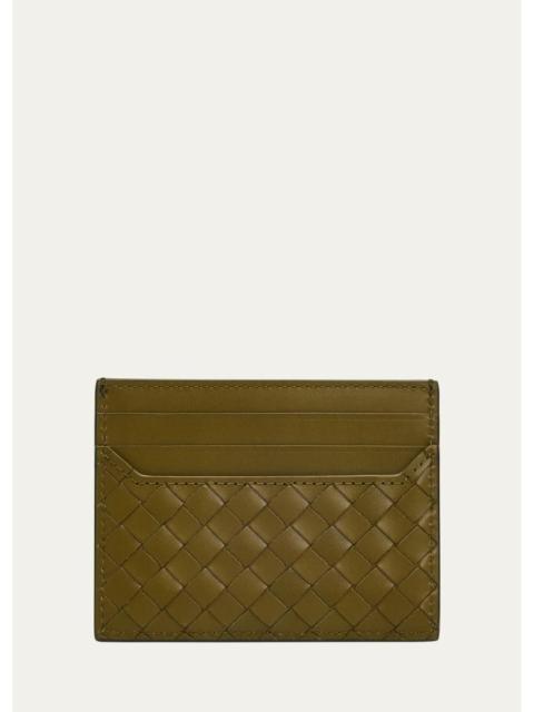 Bottega Veneta Men's Intrecciato Leather Card Holder