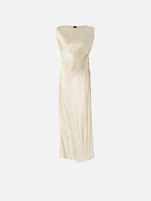 ワンピース PINKO AMICO MIO SATIN DRESS WITH SIDE TIE PINKO SATIN DRESS WITH SIDE TIE | REVERSIBLE