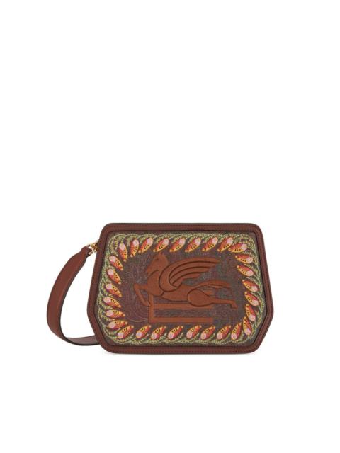 Essential embroidered crossbody bag