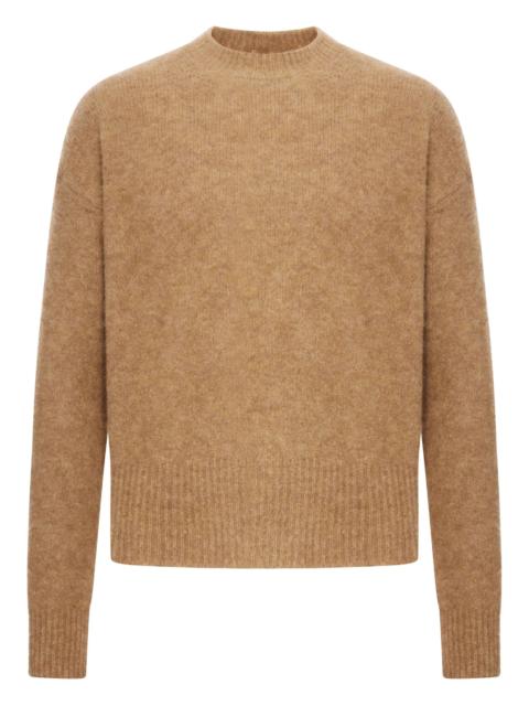 AMI Paris Ami Paris Logo-detail Crew-neck Sweater