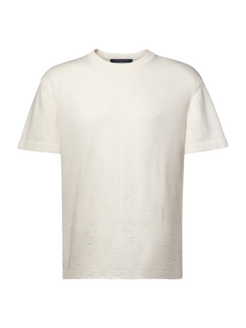Louis Vuitton Gradient Signature Jacquard Short-Sleeved Crewneck