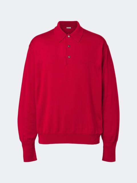 A.PRESSE Wool polo sweater