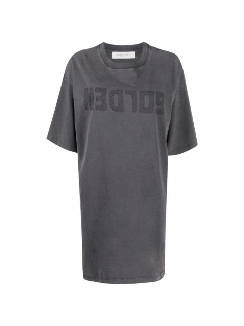 logo-print short-sleeved T-shirt dress