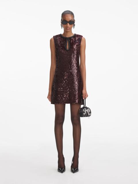 スカート SELF PORTRAIT SKIRT (RS25913PGD) SELF-PORTRAIT: Short woman - Gold | Self-Portrait short