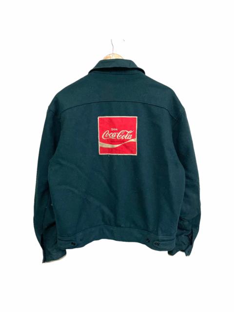coca-cola 80s ウール ワークジャケット 非売品 Yahoo!オークション - 希少 コカコーラ ヴィンテージ 作業着